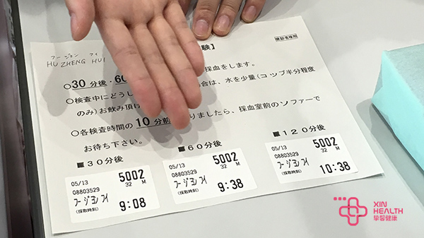 日本体检75g糖代谢测试时间表