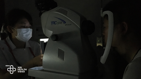 日本体检眼压眼底检查