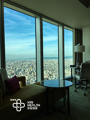 贴心医生日本体检套餐所含酒店房间