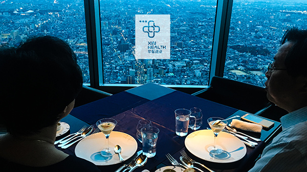 贴心医生日本体检用户在晚餐