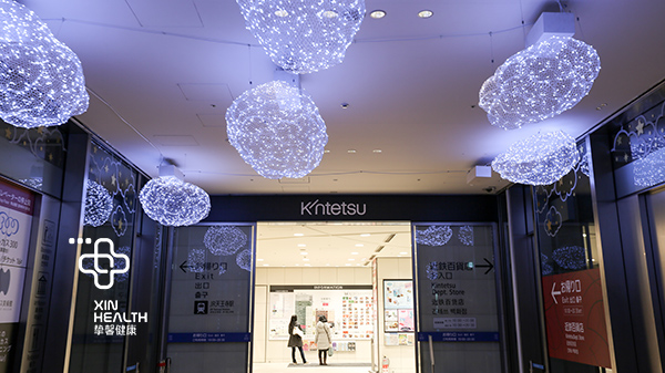 日本体检所在大楼商场