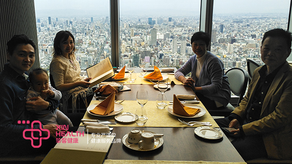 日本体检用户全家晚餐